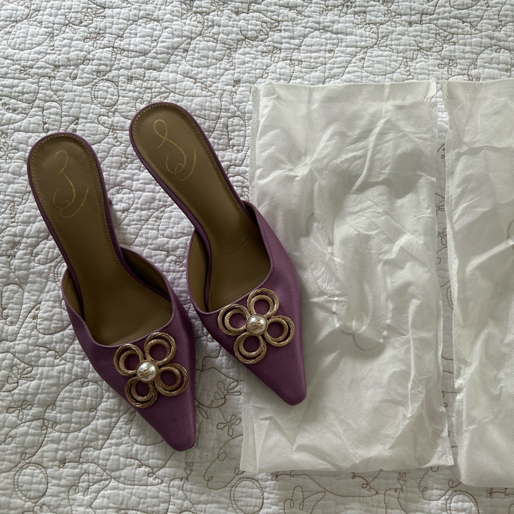 Lilac Sam Edelman mules